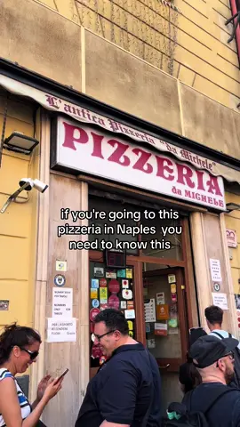 L'Antica Pizzeria da Michele is one of the best and oldest pizzerias in Naples. I went out of my way to eat here two separate times and both times they ended the line for takeaway around 2:30-3:00 pm.  I wish I had known the first time I went that I could’ve just gotten a ticket to eat inside. The line goes fast and the pizzas are delicious and cheap too! The margherita one was my favourite.  #naples #napoli #naplespizza #thingstodoinnaplesitaly #naplesfood #travel #travelitaly  #italianfood 