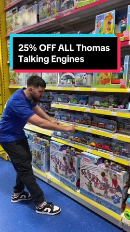 You had me at Thomas & Friends.. 🥰 25% OFF ALL Thomas Talking Engines! 🚂 😍❤️ Celebrate Thomas’ Birthday with Thomas & Friends track sets and trains! 🎉  Product codes: 233877, 233876, 211526, 233878, 225238, 211254, 225239, 233875 #smythstoys #thomasandfriends #thomasthetankengine #train #thomasandfriendsedit #demo #toytok #offer #trend #trainfan #fyp #trending