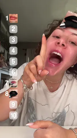 ranking different lip trends 🫣 