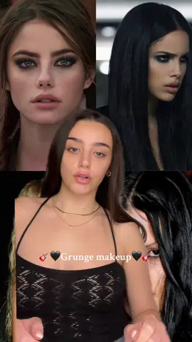 Hoy algo diferente 💋🧛🏻‍♀️ #makeup #grungeaesthetic #grungegirl #grungemakeup #makeuptutorial #gothgirl #grwm #rockstargf #greenscreen 