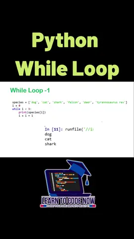 Video link : https://youtu.be/bNAamIl6KEE  Python Tutorial: While loops and Nested For loop in Python #python #pythonprogramming #learnpython #programming #tutorial #technology #softwareengineering #development #Developer #computerscience #viralshorts #viralreelsfbpage #viralvideoシ #trendingreelsvideo #trendingvideo #foryou #fyi #learntocodenow1 