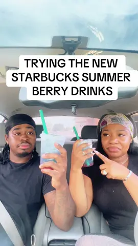 The summer berry lemonade drink was 10/10 🔥 #starbucksdrink #summerberrystarbucks #couples 