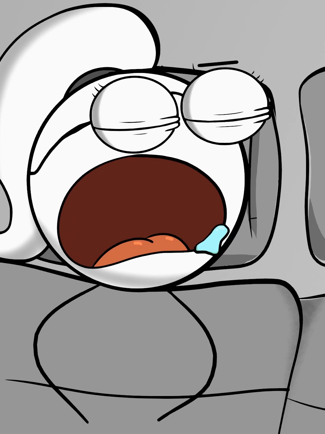 Tão linda dormindo... 😀 #casal #animação #memeanimado