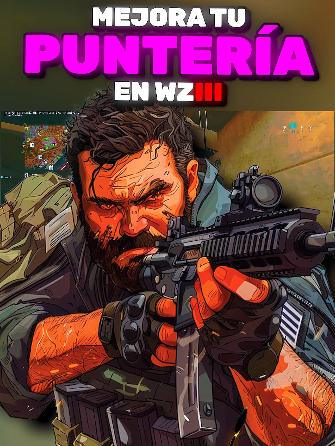 El AJUSTE SECRETO para MEJORAR TU PUNTERÍA en Warzone 3 😉​ #Warzone #parati