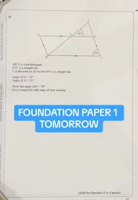 Angle rules problem foundation GCSE maths #math #gcse #gcsemaths #revision 