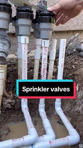replacing some in-line irrigation valves with new rainbird upright valves😎