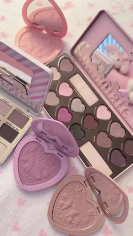toofaced chocolate theme makeup 🤎 #toofaced #chocolate #kawaii #cute #sanrio #sugarbunnies #mymelody #foryoupage 
