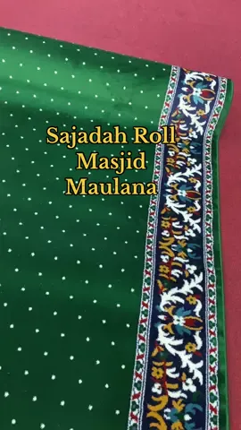Sajadah roll masjid Maulana. Untuk info harga dan pemesanan bisa langsung chat admin ya 😊 #jayacarpetbandung #karpetmasjid #sajadahrollmasjid #sajadahmasjid 