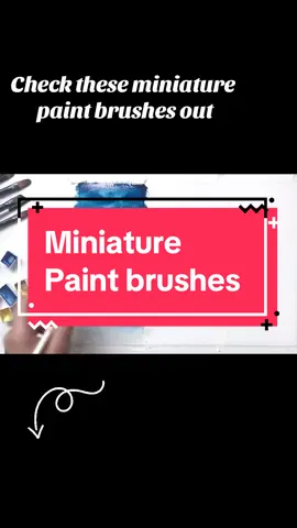 These paint brushes are perfect for detailed painting  #paintings #paintersoftiktok #artistontiktok #watercolorart #acrylicpaint #stayathomemomlife 