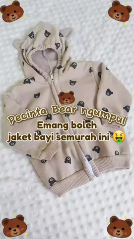 Jaket bayi bear rekomendasi usia 0-12bln .... #jaketbear #jaketbayi #perlengkapanbayi #jaketnewborn 