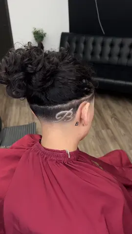 Taper fade w/ letter B initial 💈 . . .  Book Now! 🔗  - Follow Twinzcutz__ on IG!  #fyp #explore #haircut #design #taperfade #lowtaper #initial #barber #barberlife #burstfade #letterB 