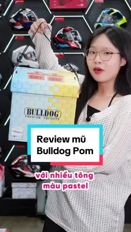 Một chiếc mũ nhỏ gọn, thời trang và an toàn. Mời các bạn xem review nhanh về em Pom nhé #reviewmubaohiem #nonbaohiem #bulldoghelmet #bulldogpom #review 