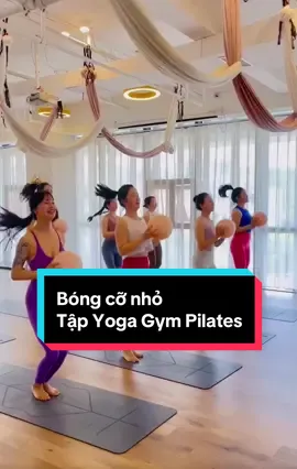 Bóng cỡ nhỏ tập Gym Yoga Pilates #bongtapgymyoga #bongtapyoga #xuhuong 