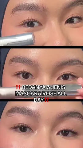 Dari ketiganya, fav mascara RAD kalian yang manaaa?👀 #mascarareview #gotheextralength #mascararoseallday #mascaraviral 