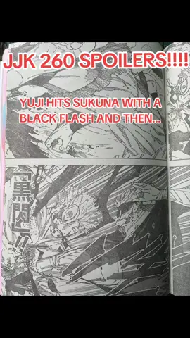 I THOUGHT IT WAS FAKE, THE STRONGEST IS BACK!!  #fyp #jjk260 #spoilers #manga #jujutsukaisenmanga #jujutsukaisen #jjk #Sukuna #gojo 