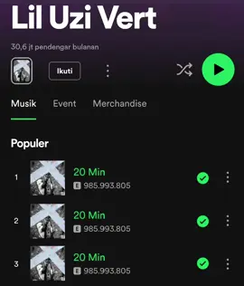 20 min #liluzivert #20min #foryoupage #spotify #music #fypシ #lyricsvideo #lyric 
