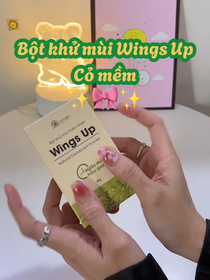 Bột khử mùi hot hit nhất định phải thử mùa Hè này 👍 #khumuiwingsup #botkhumui #khumui #hoinach #hoichan