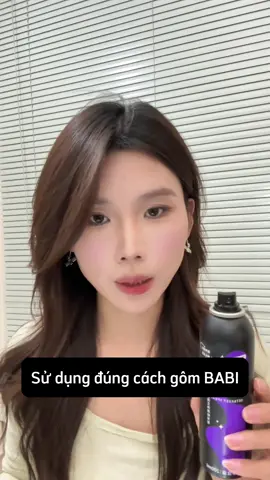 Bạn đã biết dùng gôm BABI đúng cách chưa?#lamdep #lamtoctainha #fypシ゚viral #gomxittoc 
