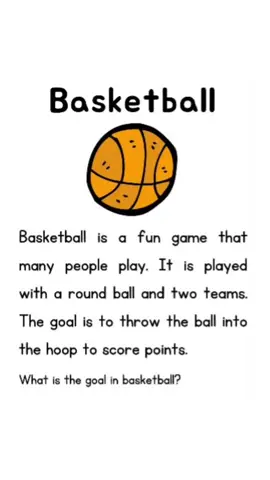 Basketball 🏀#sbooks #LearnOnTikTok #tienganhmoingay #englishlesson #xuhuong #reading #fypシ #tienganhonline 