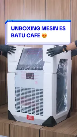UNBOXING mesin es batu untuk CAFE!! 😍🧊🧋 Yuk guys ikut Icemin unboxing mesin Iceler ICR-100CAB! Cocok banget nih buat kamu yang punya coffee shop 🥰 #icemaker #mesinesbatu #mesines #iceler #coffeeshop