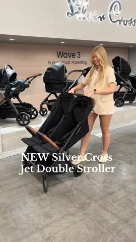 New from Silver Cross.. the Jet Double Stroller! 🙌 Coming this summer!  Strolleria.com #silvercross #jettravelstroller #travelstroller #new #abckids #silvercrossstroller #baby #babygear #toddler #travel 