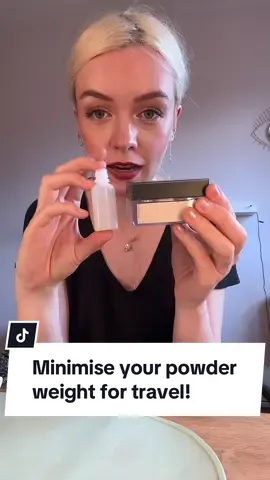 The best way to minimise tour powder weight for a pro makeup artist kit or even if youre just travelling on your holidays! #hudabeautypowder #depottingmakeup #depotting #makeupartistkithacks #makeupartistkit 