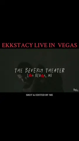 @EKKSTACY in Vegas last night!🖤 #ekkstacy #liveperformance #concert