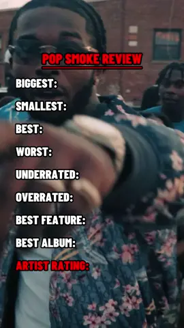Pop Smoke Review #popsmoke #rap #raprankings #music #musicranking #artistreview #musicreview 