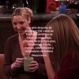 Como es que nadie habla de maquicienta???? Es tan girl code 😭💗💘#friends #rachelgreen #phoebebuffay @maquicienta 