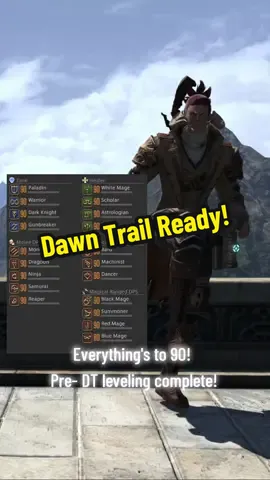 Finally finished up with all my combat classes! Took months of power leveling but it was worth it to prep for Dawn Trail.  #finalfantasyxiv #ffxivtiktok #ffxivcommunity #ffxiv #ffxivtok #tolundalamiq #ffxivaura #AuRa #finalfantasy #ffxivdawntrail 