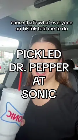 A pregnant 🥒 🌶️ @SONIC Drive-In inspired by: @Mississippi Memaw #sonic #pickleddrpepper #fyp #pregnancytiktok #pregnancycravings 