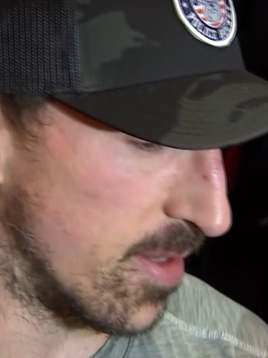 Brad Marchand reacts to questionable hit by Sam Bennett: 