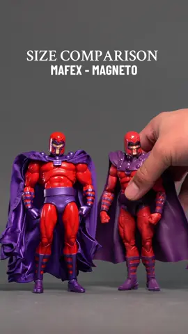 Size Comparison: Madicom Toy Mafex Marvel X-Men - Magneto (Original Comic Version)  . #xmen #xmen97 #magneto #mutants #xmencomics #wolverine #sentinel #mafex #mafexfigure #marvellegends #marvelcomics #marvel #avengers #spiderman #shfiguarts 