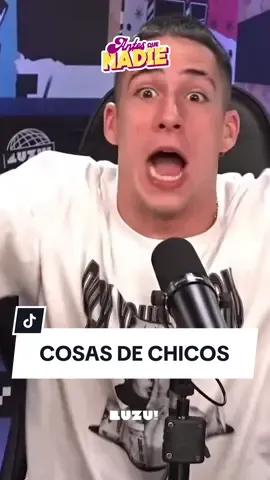 COSAS DE CHICOS 🤭 #luzutv #aqn #antesquenadie 