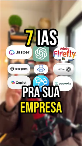 Toma essa então. “7” IAs para você criar uma empresa com apenas um funcionário. Se você quer receber um tutorial grátis dessas IAs, me siga na rede vizinha e comente “Lista” nesse mesmo vídeo.