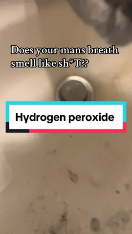 Hydrogen peroxide really freshens breath #ad #hydrogenperoxide 