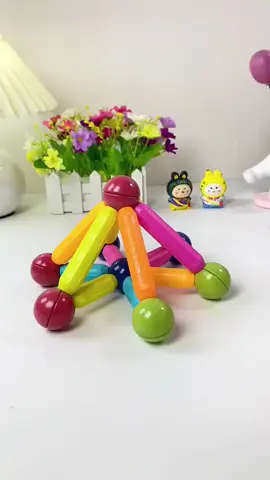 Bộ xếp hình nam châm 72 chi tiết đồ chơi xếp hình nam châm thông minh an toàn #dochoichobe #dochoitreem #xephinhnamcham #dochoithongminh #dochoivui #xuhuong 