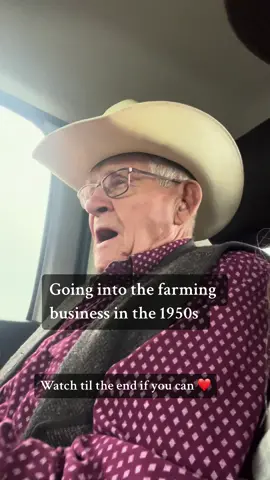 My 93 year old grandpa and 90 year old grandma talking about going into the farming business in the early 50s.  #farminginthe50s #farming #storytime #1950s #vintage #oldtimers #family #papabilly #roughtimes #toughtimes 
