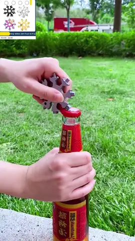 18 in Snowflake Shape Multi tool Wrench #tiktok #fyp #snowflakewrench #portablescrewdriver #multitoolwrench#driver 