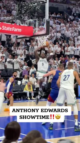 #ESPNNBAPlayoffs #anthonyedwards #NBA #basketball #sports 