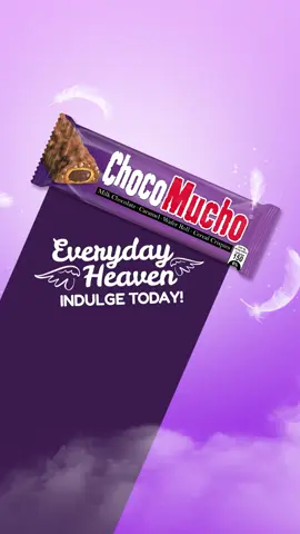 Experience indulgence with #ChocoMucho’s everyday heaven of flavors and textures all in one delicious bite! 🍫 Get yours now! #EverydayHeaven