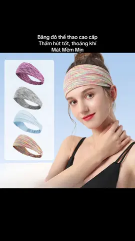 Băng đô thể thao cao cấp 2024 dành cho nữ #capcut #thethaomoingay #yoga #chaybo #theduc #tennis #gym #ViralBeauty 