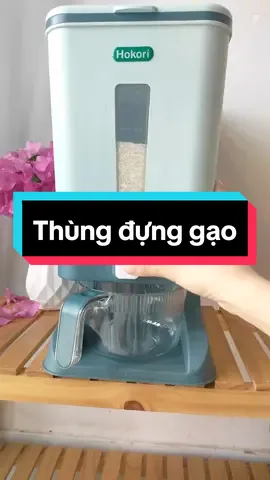Thùng đựng gạo chân ái của tui. #thungdunggao #thungdunggaothongminh #thungdunggao10kg #thungdunggaohokori #thungdunggaogiadinh #salegiuathang #sieuhoinhasangtao 