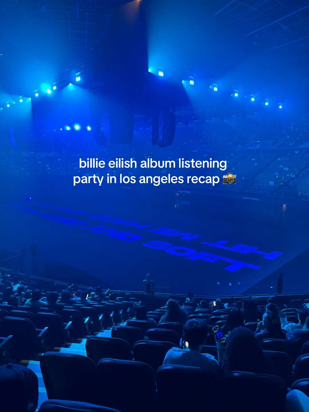 such a fun and cool experience thank you @BILLIE EILISH <3 #billieeilish #hmhas #finneas #billieeilishlisteningparty #listeningparty #billieeilishconcert #losangeles #albumrelease #billieeilish3 #theforum #thingtodoinla 