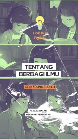 Ada temanmu yang pelit masalah ilmu ? Hihi Pembicara: Dr. Karlina Supelli  Sc: Yt Gita Wirjawan #logikafilsuf #karlinasupelli #masukberanda 