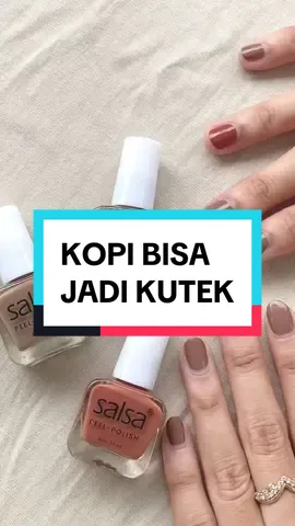 Color theory yang cocok buat kulit cerah pakai kutek halal yang warna coklat. Satu set isi 3 udah bisa di mix n match. Terus bisa dikelupas, mana bisa dipakai sholat. Buruan checkout #salsacosmetic #fyp #belilokal #beautyiseasy #nailart #peelpolish #kutekhalal 