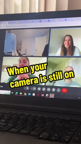 Always double-check that your camera is off 😅  #funnyvideo #marketingmeeting #marketingfail #meetingfail #zoomcall #marketingagency #worklife #remotework 