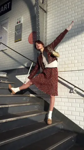 Paris metro is a pain, but I use it to film my outfits #parisiangirl #parisianaesthetic #fashiontiktok #outfitoftheday #fyp #fashioninspo #fashionvideo #parisianlife #parisianstyle #parismetro #stylevideo #handycam #filmfashion 