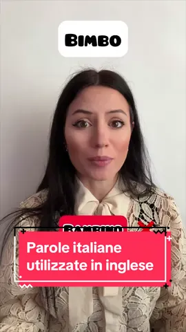 #parole italiane utilizzate in #inglese ❗️#studiofacileconale #InsegnantiDiTikTok #professoressa #imparacontiktok 
