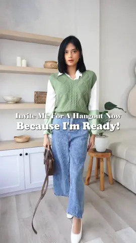 Abis meeting trus langsung hangout bareng bestie sih bisa banget! 1 outfit bisa dipake 2 acara sekaligus dan tetap Chic!😉💖 #outfitideas #chicgirl #chicgirloutfits #jeans 